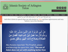 Tablet Screenshot of centermasjid.org